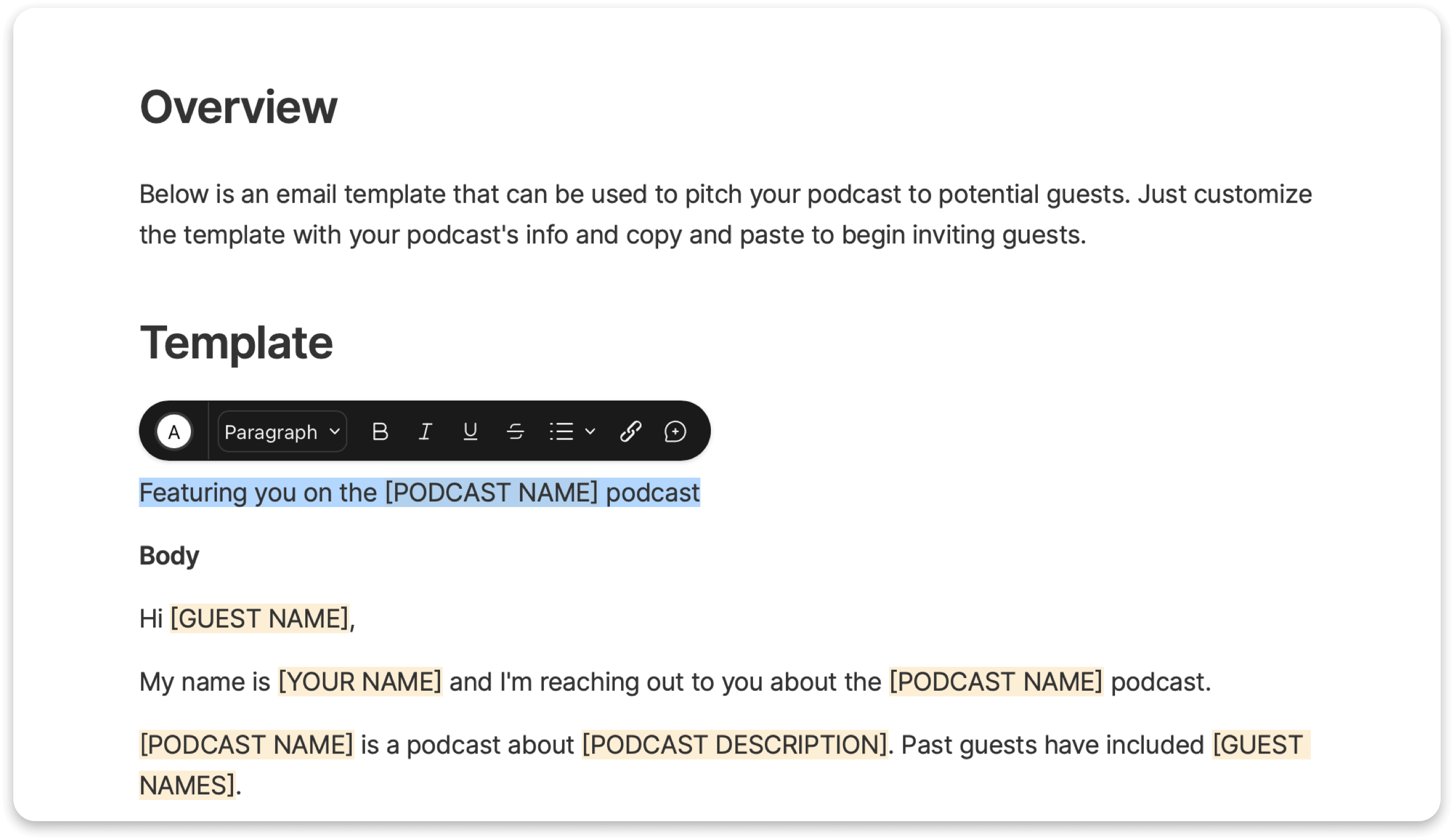 podcast-guest-pitch-template-and-example-assemble